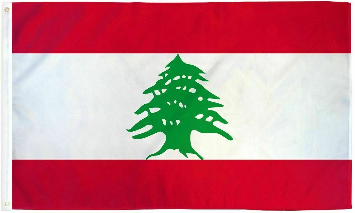 Lebanon Flag 2x3 100D Lebanese People Flag Protest Rally Support Lebanon