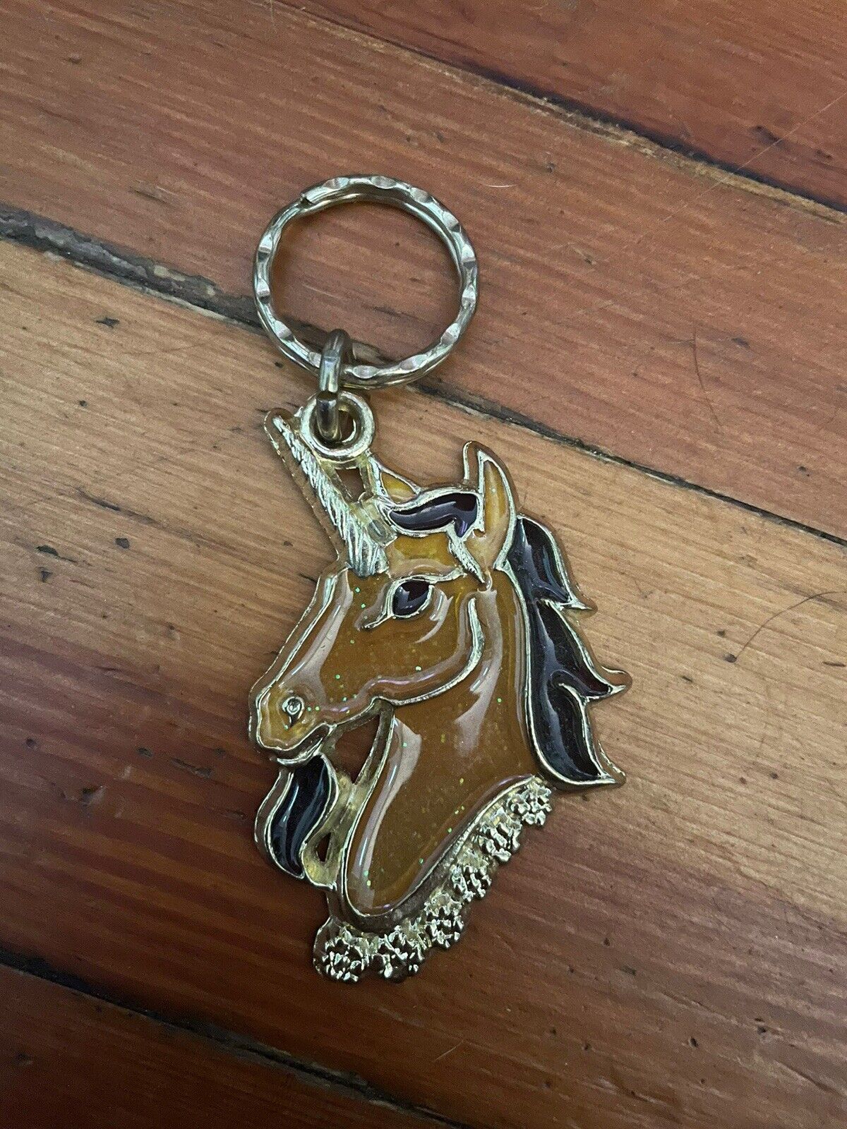Vintage Unicorn Keychain