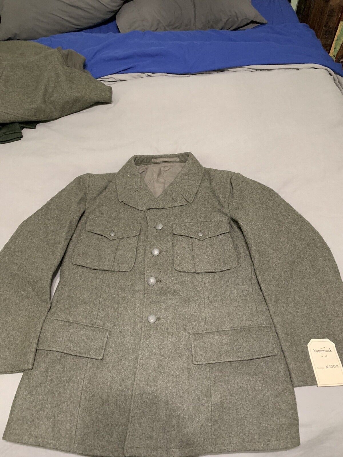 BRAND NEW WWII Swedish M39 Military Wool Jacket