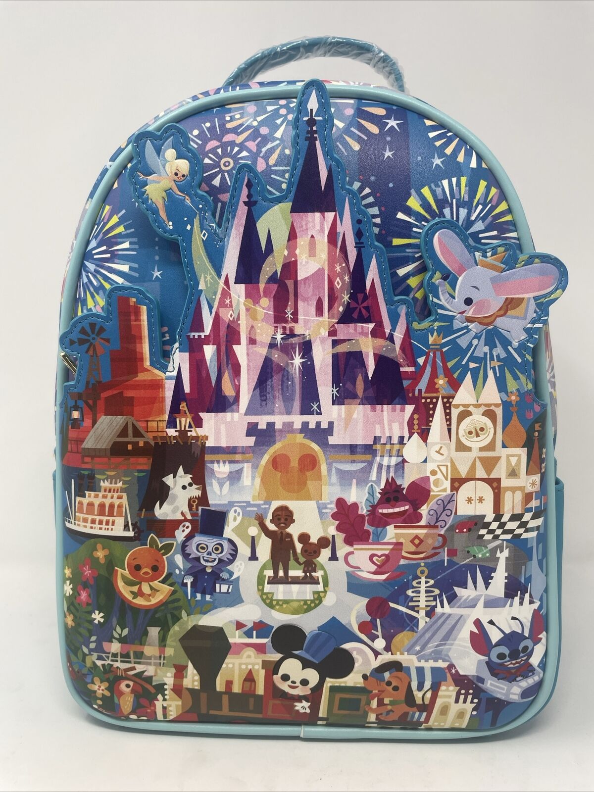 Disney Parks Joey Chou Castle Magic Kingdom Loungefly mini Backpack NEW w/tag