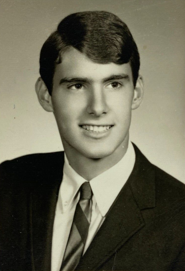 Handsome Young Man In School Picture College B&W Photograph 2.5 x 3.5