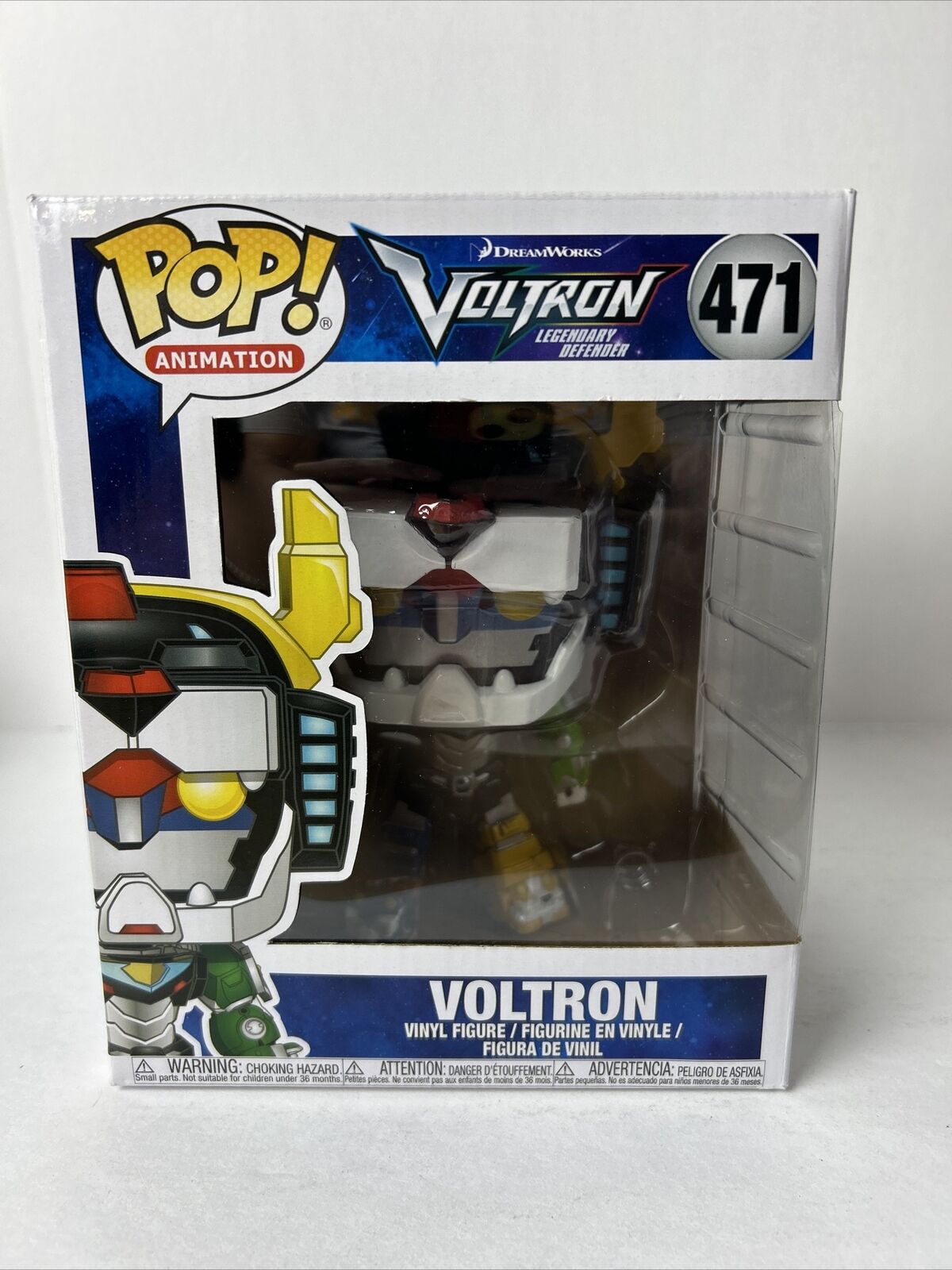 Funko Pop Voltron Legendary Defender #471 Voltron 6” Vinyl Figure (Vaulted)