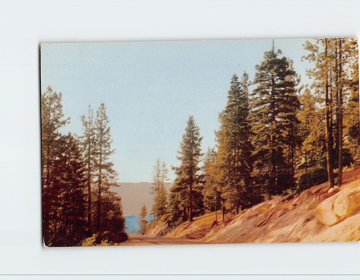 Postcard Scenic Road Around Lake Tahoe USA