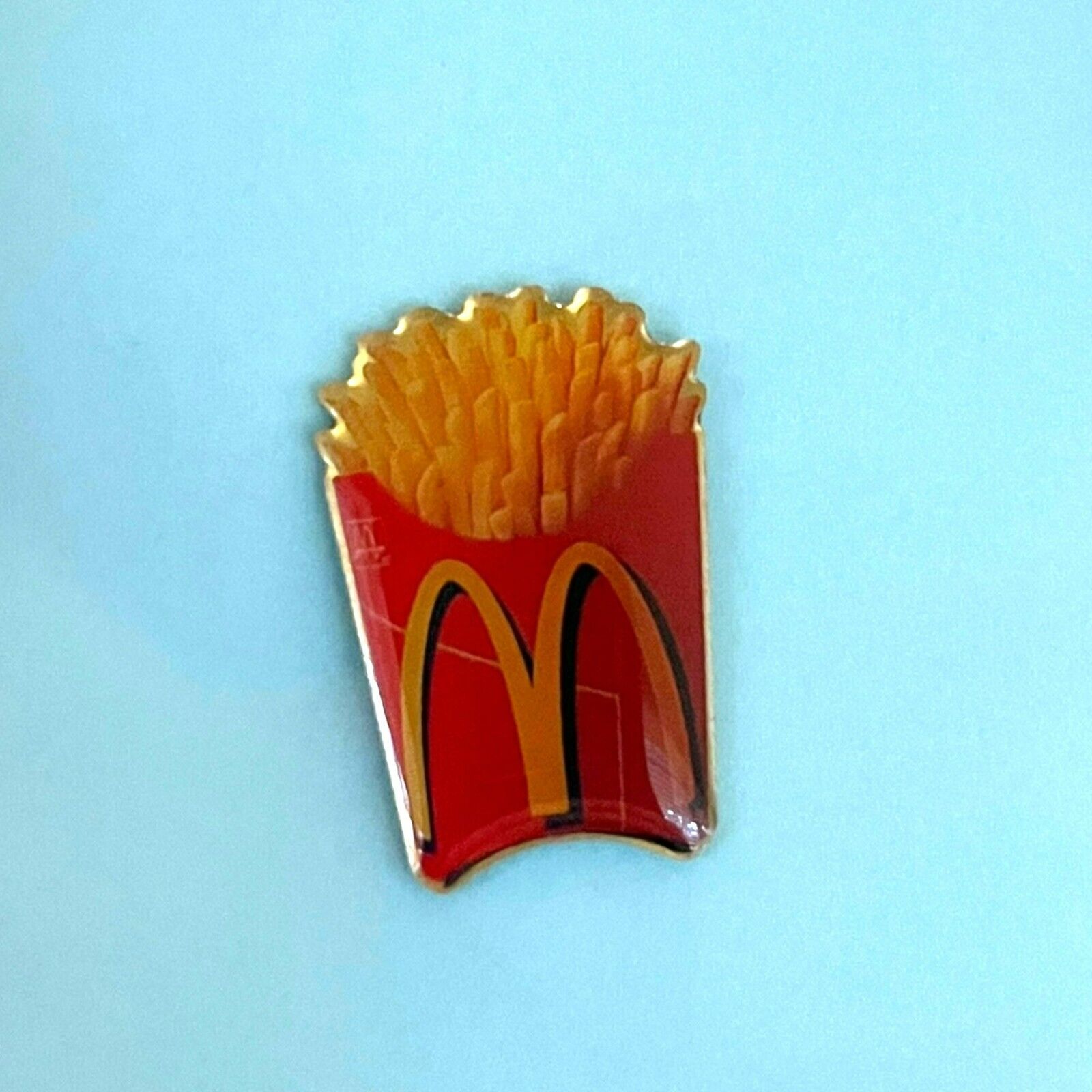Vintage McDonald’s French Fries Enamel Lapel Pin Walmart