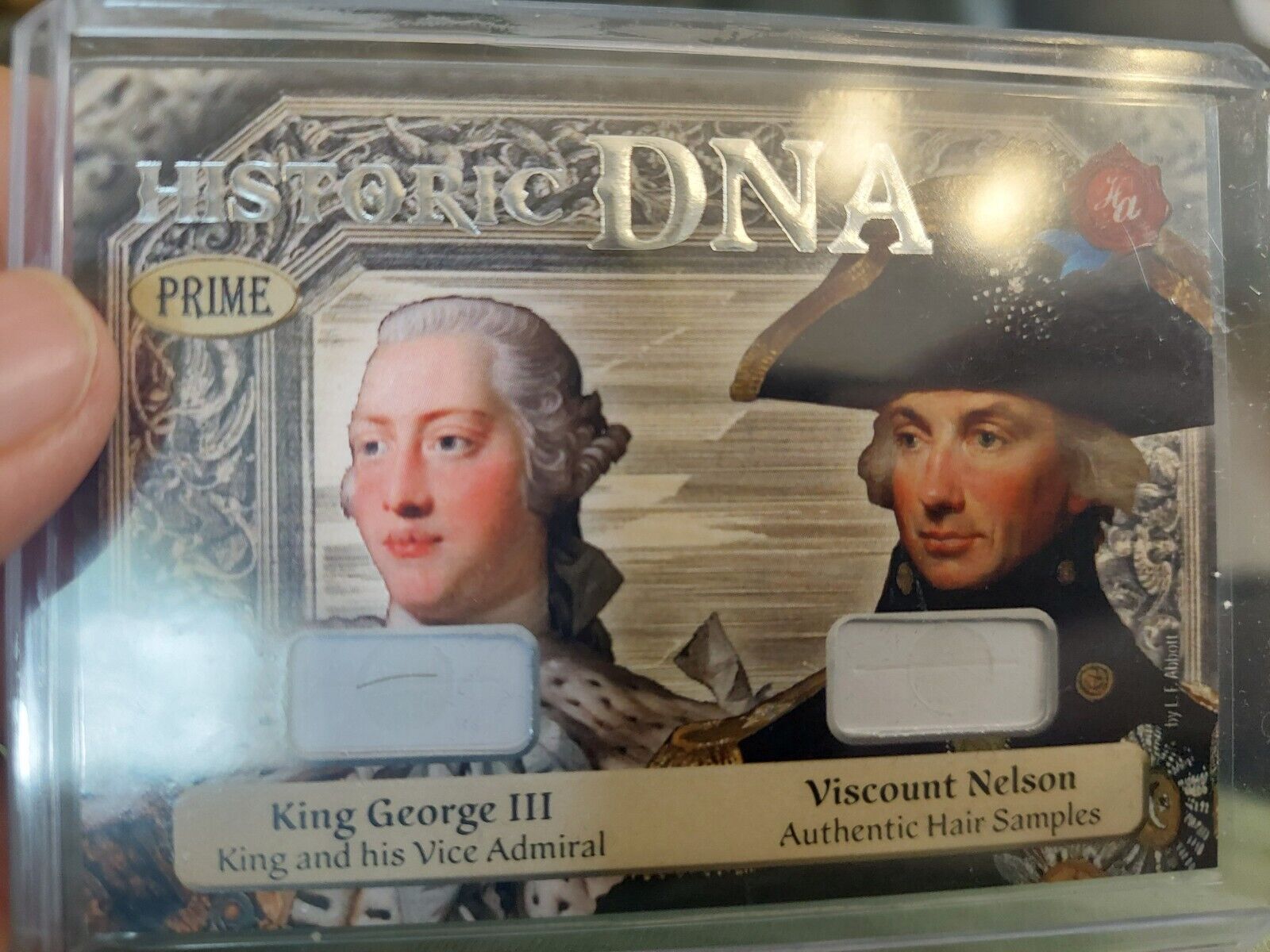 Historic DNA King George The Third And Viscount Nelson 3/7