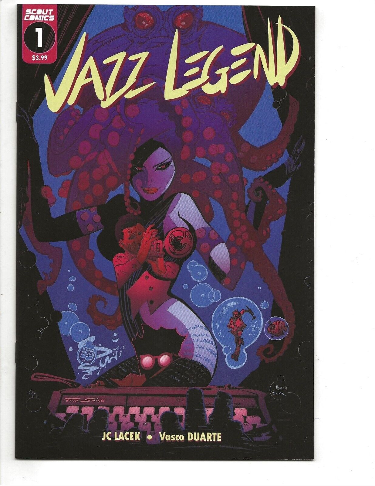 Jazz Legend #1 Vasco Duarte Cover Scout Comics *Optioned* 2018 NM