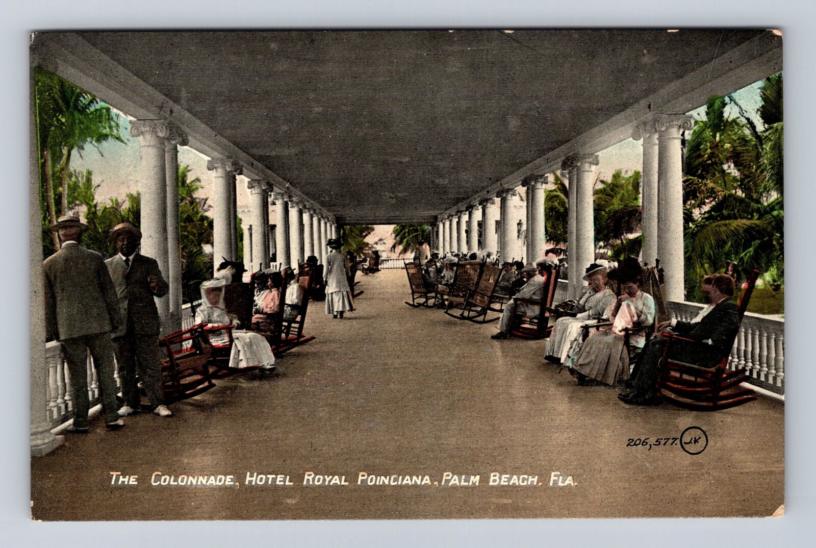 Palm Beach FL-Florida, The Colonnade, Hotel Royal Poinciana, Vintage Postcard