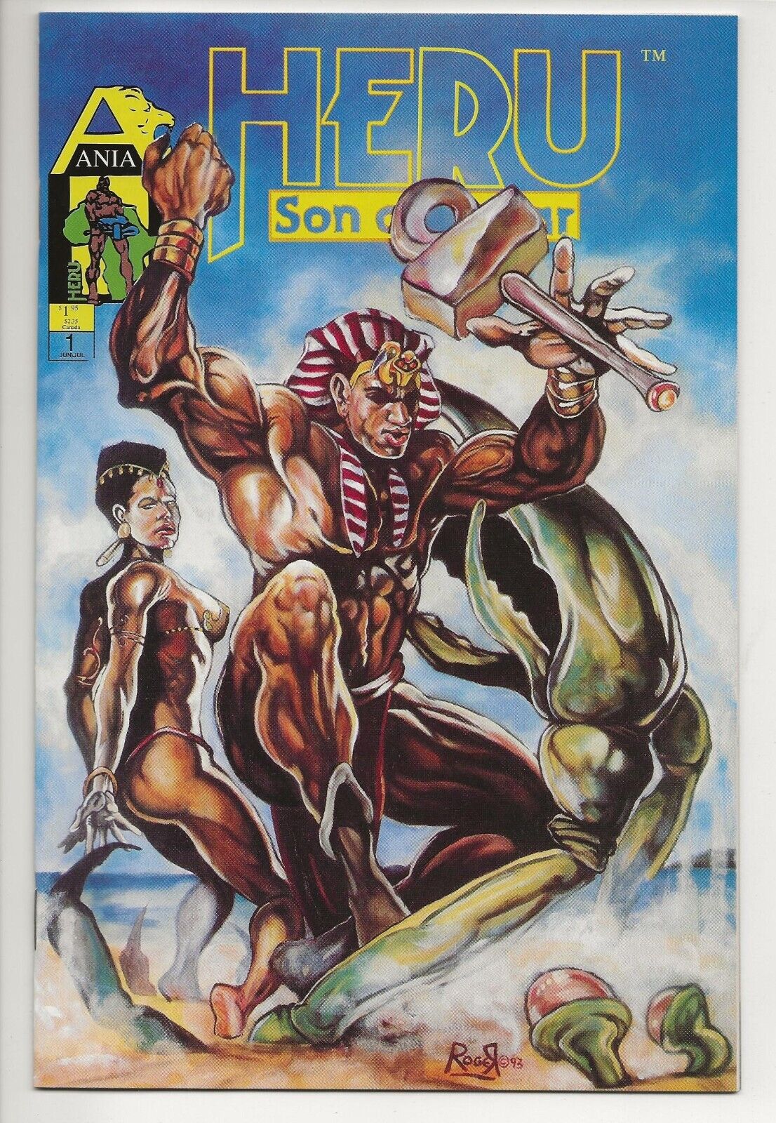 HERU SON OF AUSAR #1 Near Mint NM (Ania / Acme Comics 1986) Afrocentric Comic