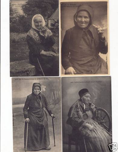 PIPE SMOKING TOBACCO 85 Vintage Postcards pre- 1940 (L4169)