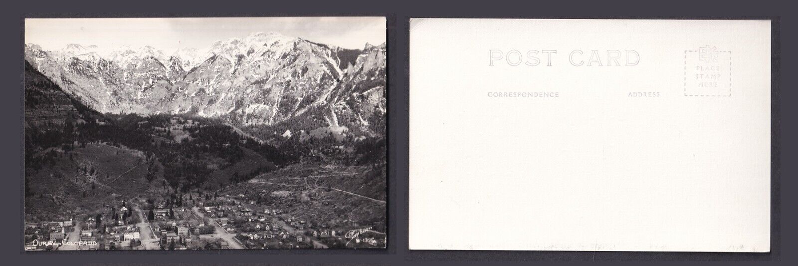 RPPC Ouray Colorado Vintage Unused Postcard