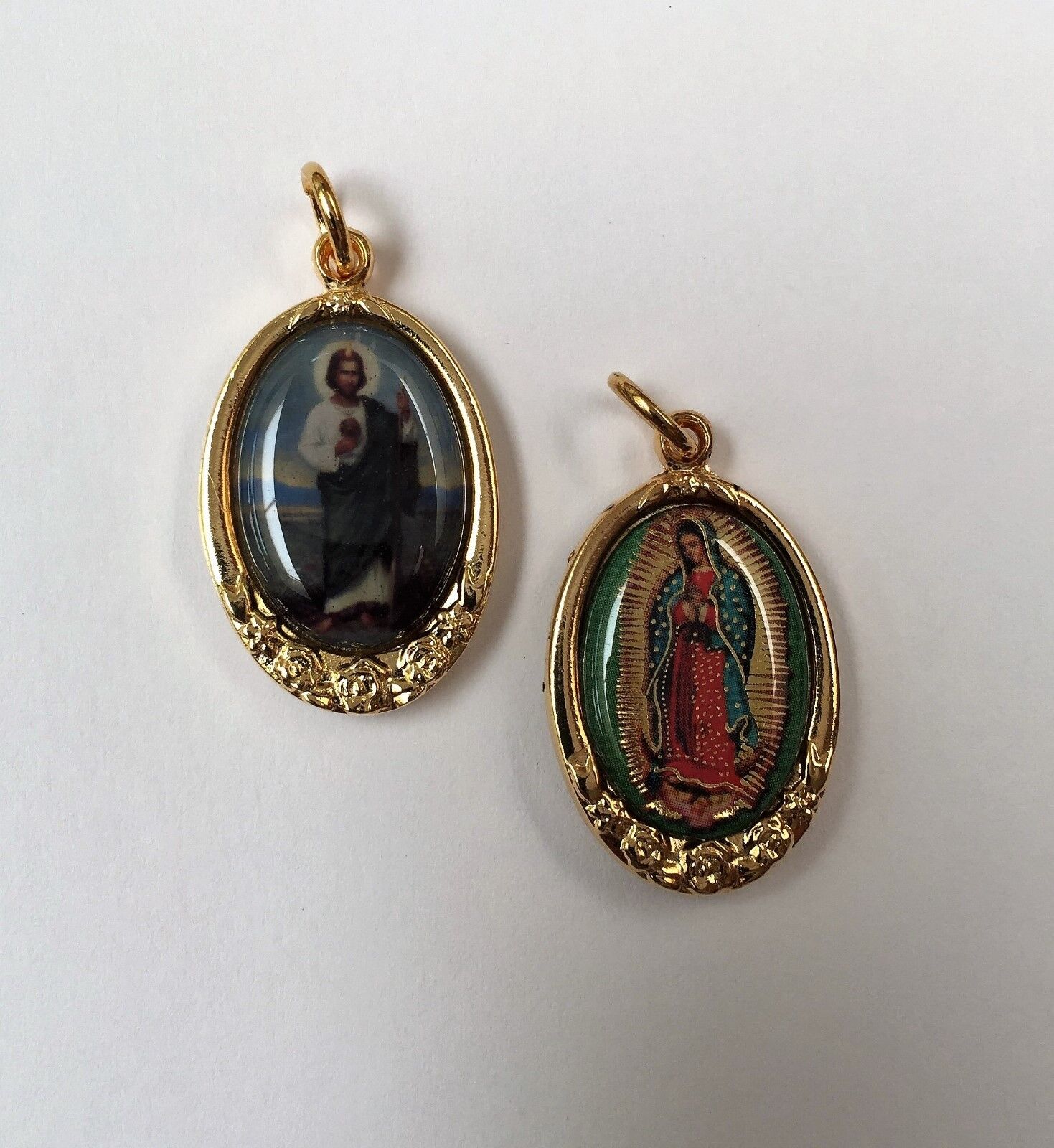 St. Jude Our Lady of Guadalupe Medal/Medalla San Judas y Virgen de Gaudalu 17015