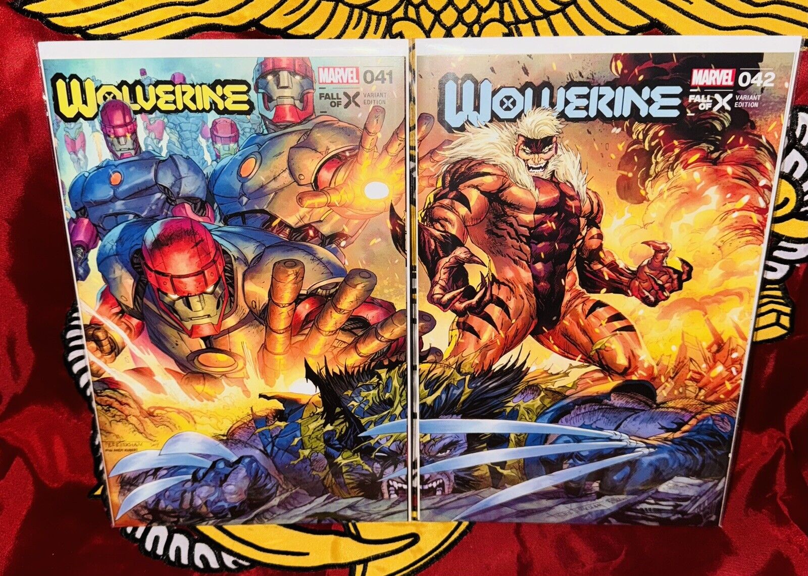 WOLVERINE #41 & #42 TYLER KIRKHAM EXCLUSIVE TRADE VARIANT CONNECTING COVER SET