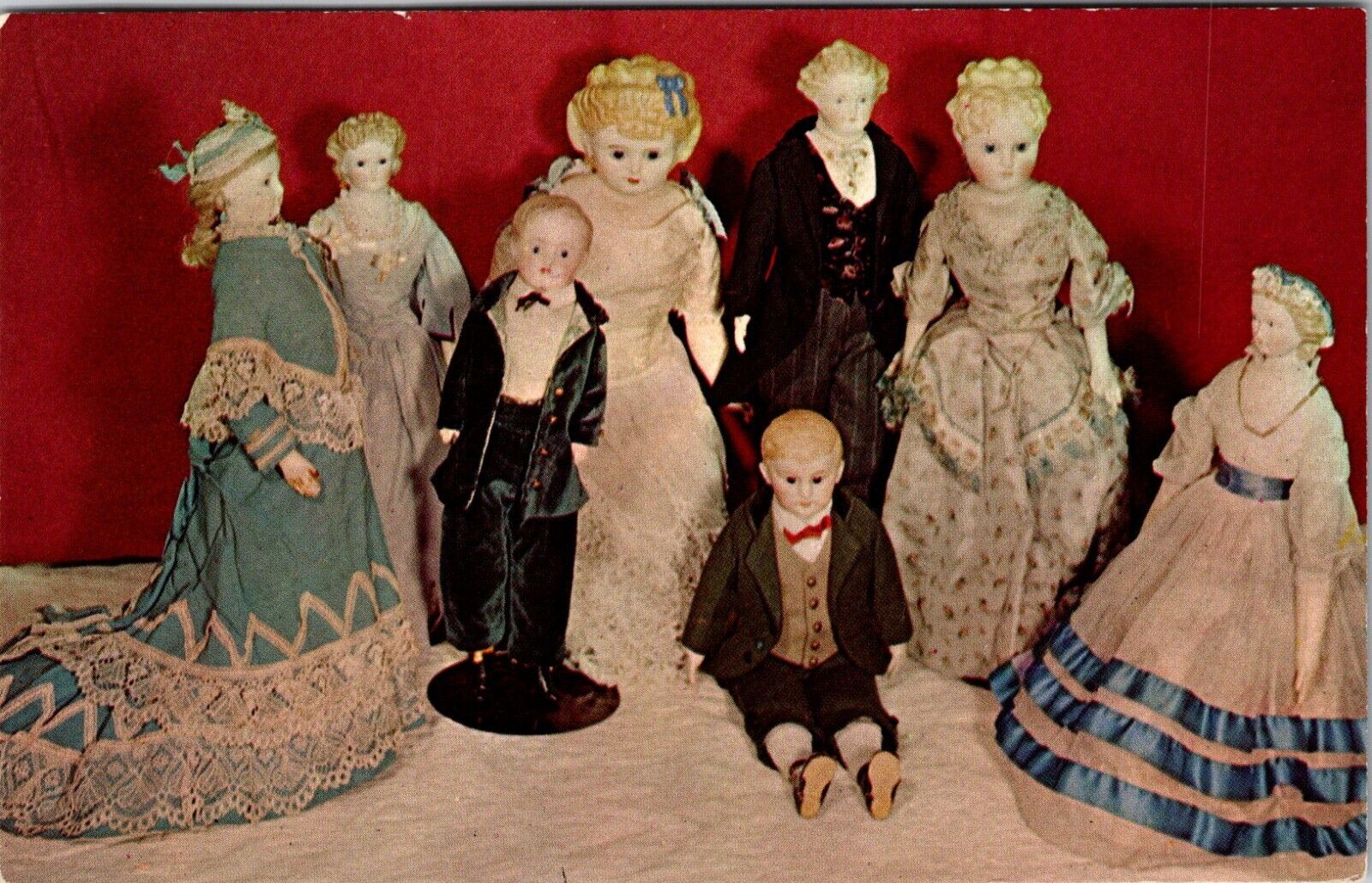 Milan, OH Collection of Dolls at Milan Historical Museum Vintage Postcard A799
