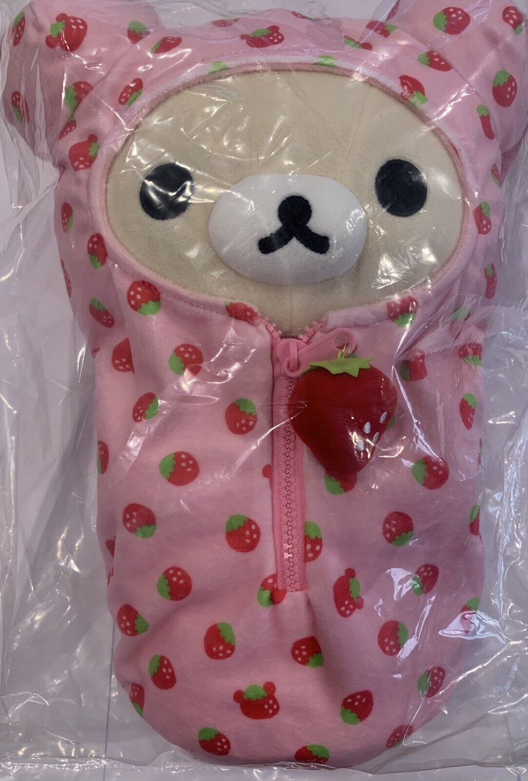 NEW Korilakkuma Bear Strawberry Sleeping Bag 13.5