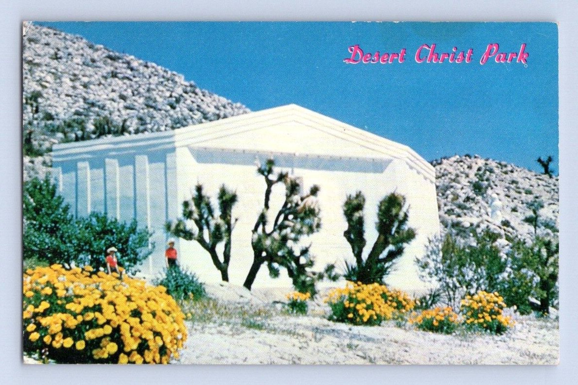 1958. DESERT CHRIST PARK. YUCCA VALLEY, CA. POSTCARD. HH20