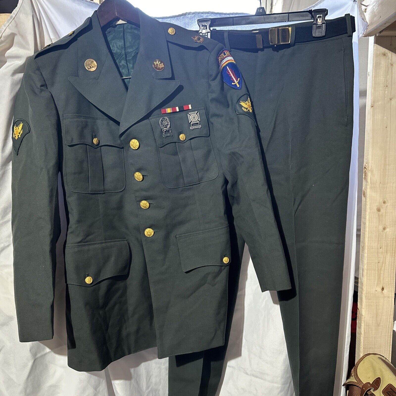 VTG NAMED US Army SPC Cold War/Vietnam Era Uniform Lot BERLIN 1969