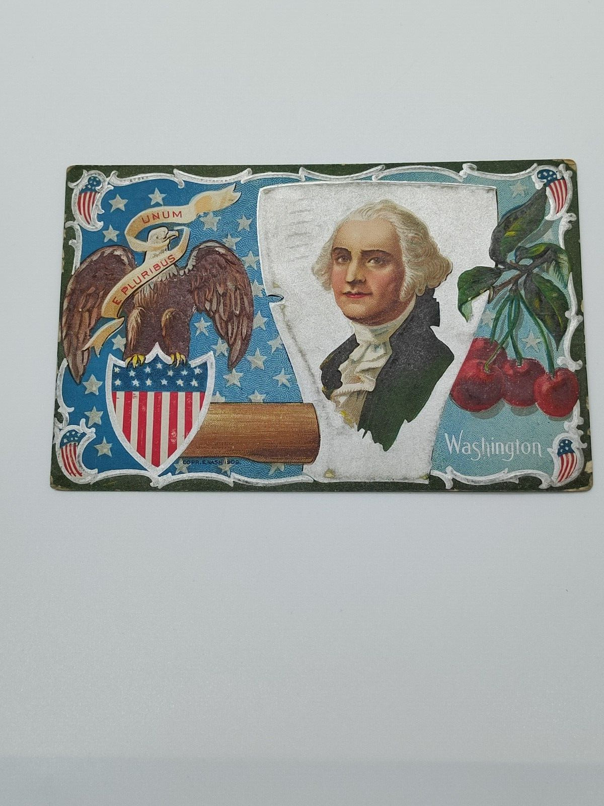 Vtg 1913 George Washington Birthday Series 2 Divided Back Postcard B5
