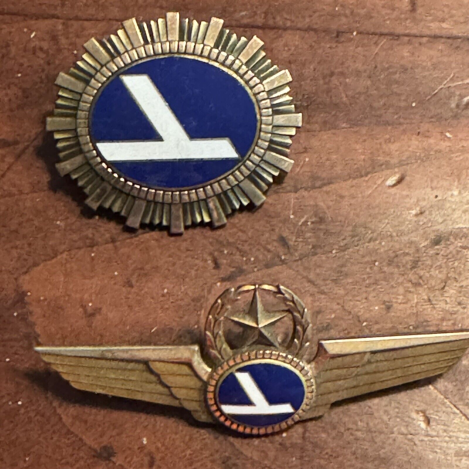 Vintage Eastern Airlines Captain Wings And Hat Pin