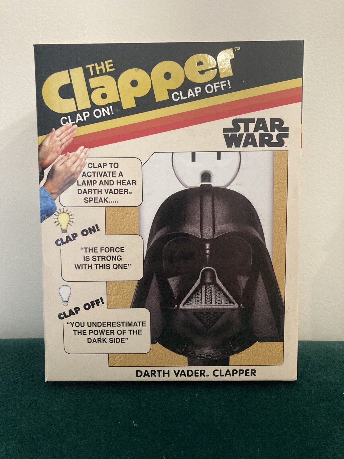 Darth Vader Star Wars Clapper In Vintage Clapper Packaging 2018 New In Box