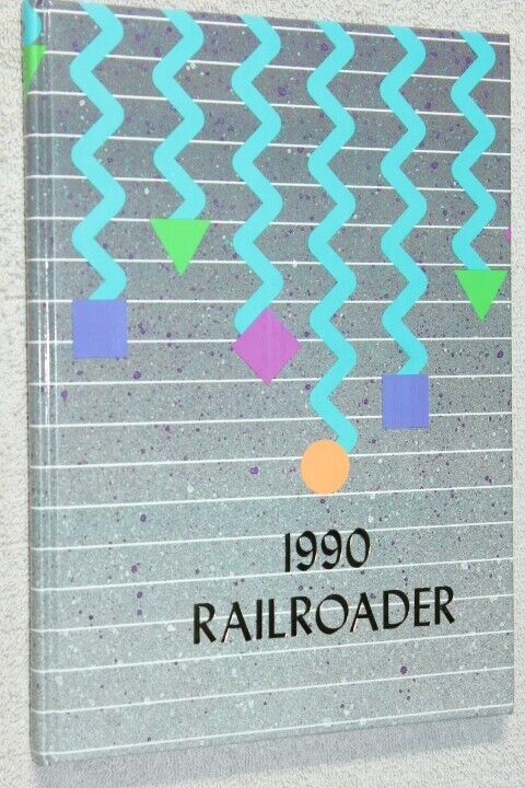 1990 Bradford High School Yearbook Annual Bradford Ohio OH - Railroader 90