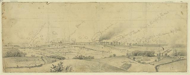Battle of Antietam,Sharpsburg,Maryland,American Civil War,Edwin Forbes,1862