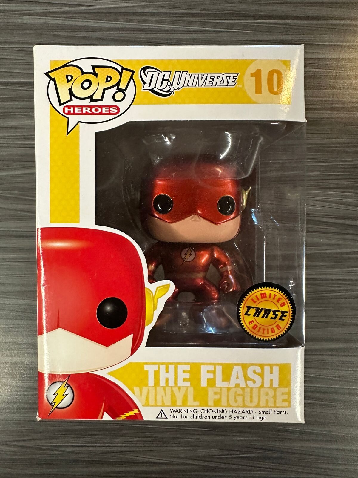 Funko POP Heroes: DC Universe - The Flash (CHASE)(Damaged Box) #10
