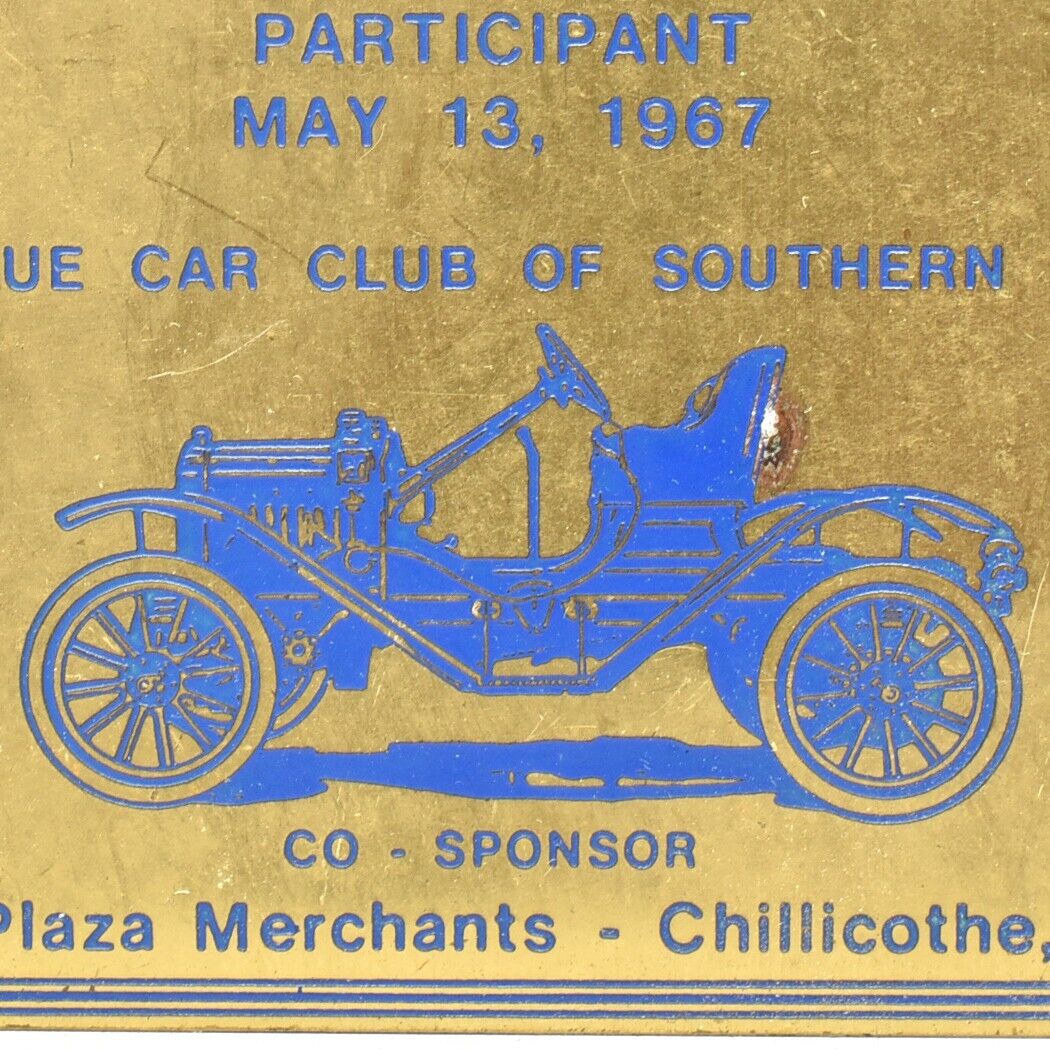 1967 Antique Classic Car Show Club Zane Plaza Shopping Center Chillicothe Ohio