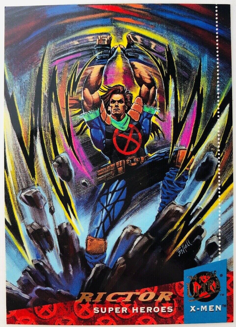 1994 Fleer Ultra X-Men Marvel Comics #28 Rictor