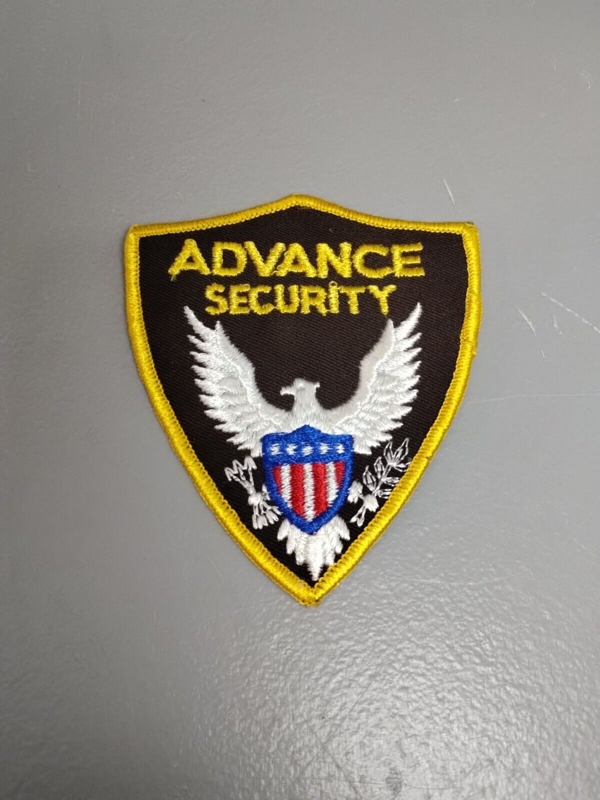 US Advance Security Police Patch VG+ (A2)