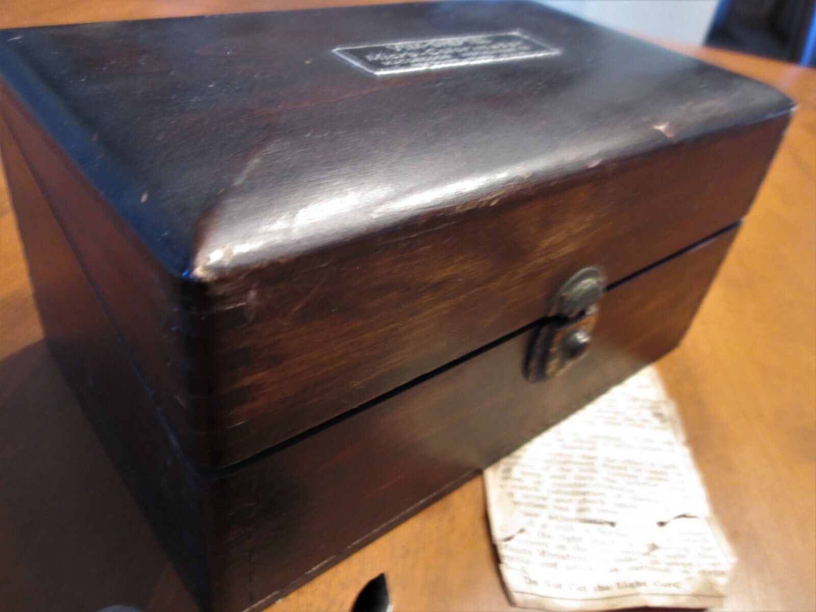 Antique Micro-Colorimeter Lab Scientific Instrument Macgregor USA Wooden Box Vim