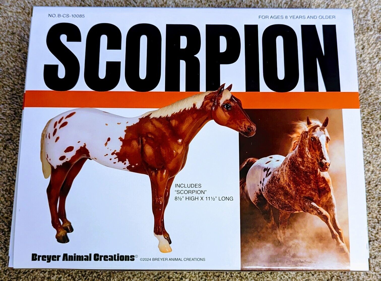 Breyer Horse SCORPION Vintage Club 2024 First Release Stud Spider Appaloosa New
