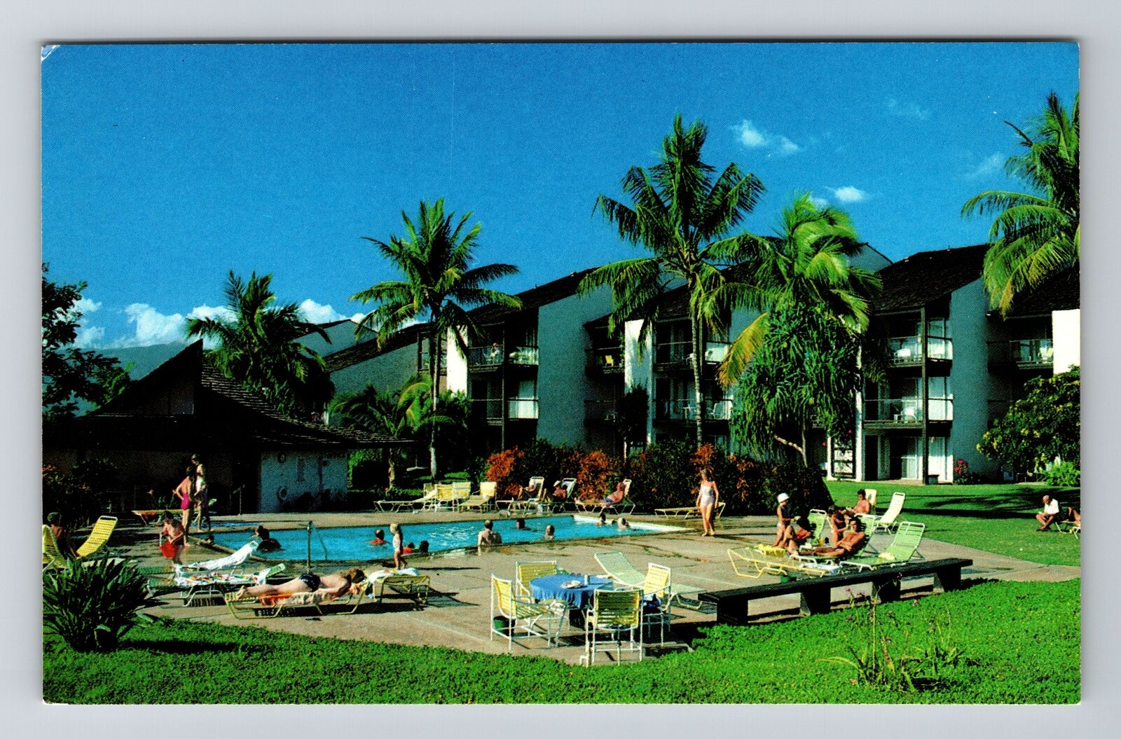 Kihei HI-Hawaii, Hale Kamaloe Condominiums, Vintage Postcard