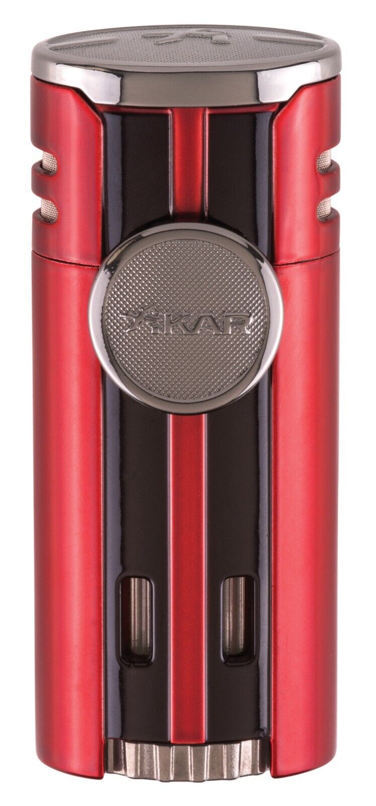 XiKAR HP4 574RD Quad 4 Jet Torch Cigar Lighter Red Lifetime Warranty
