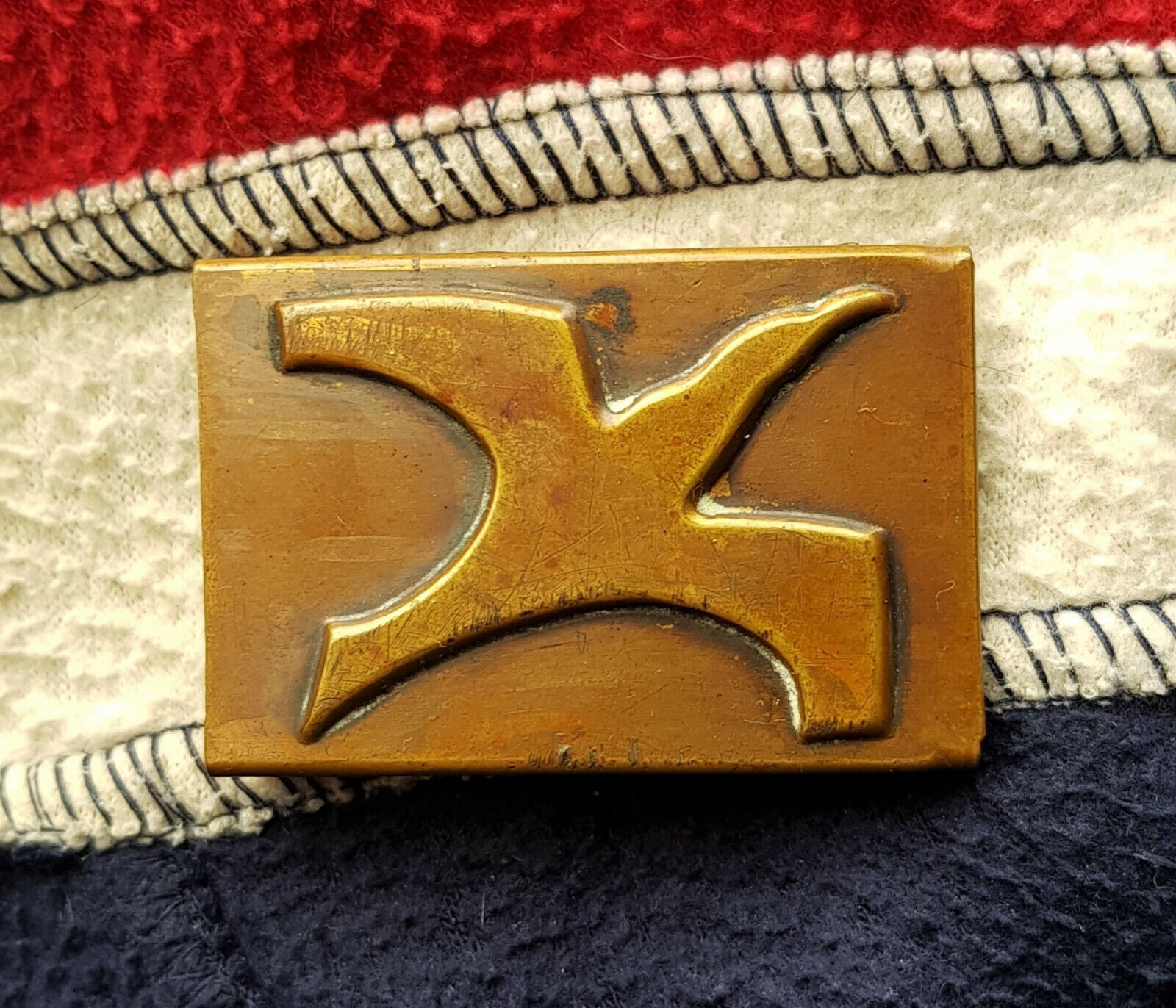 WW2 Flemish Belgium German  buckle original  Rare  