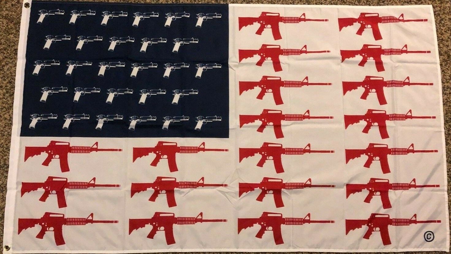 USA GUN NRA new 3x5ft FLAG superior fade resist us seller