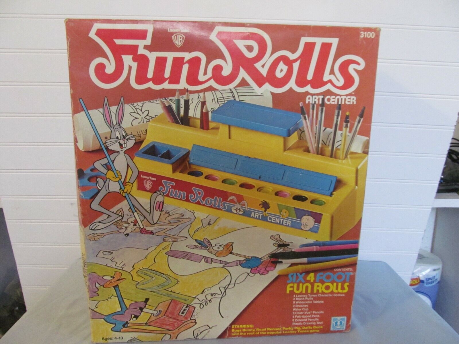  fun rolls art center hasbro 3100 1979 looney tunes brand new (box damaged)