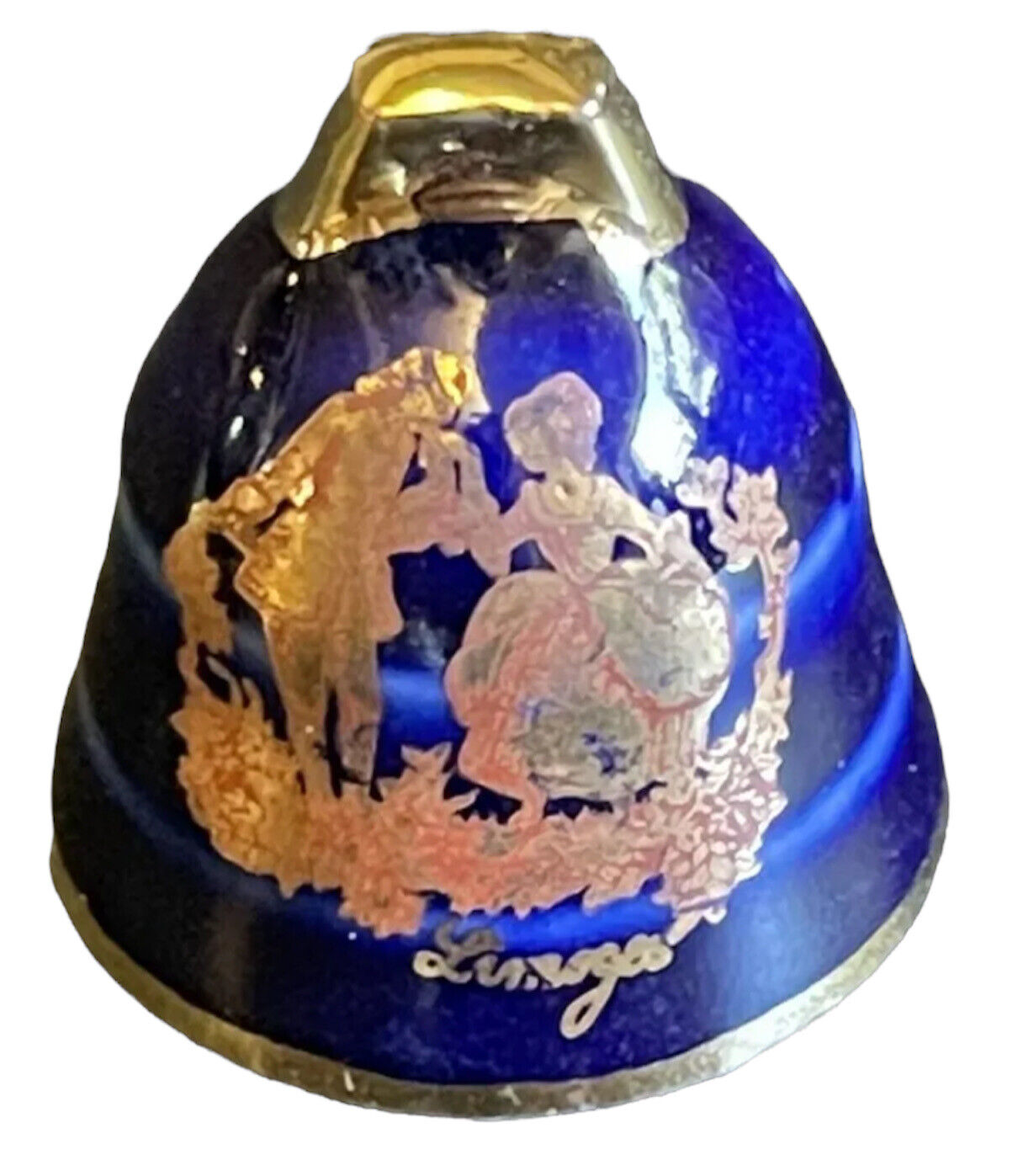  Limoges France Blue Miniature Bell