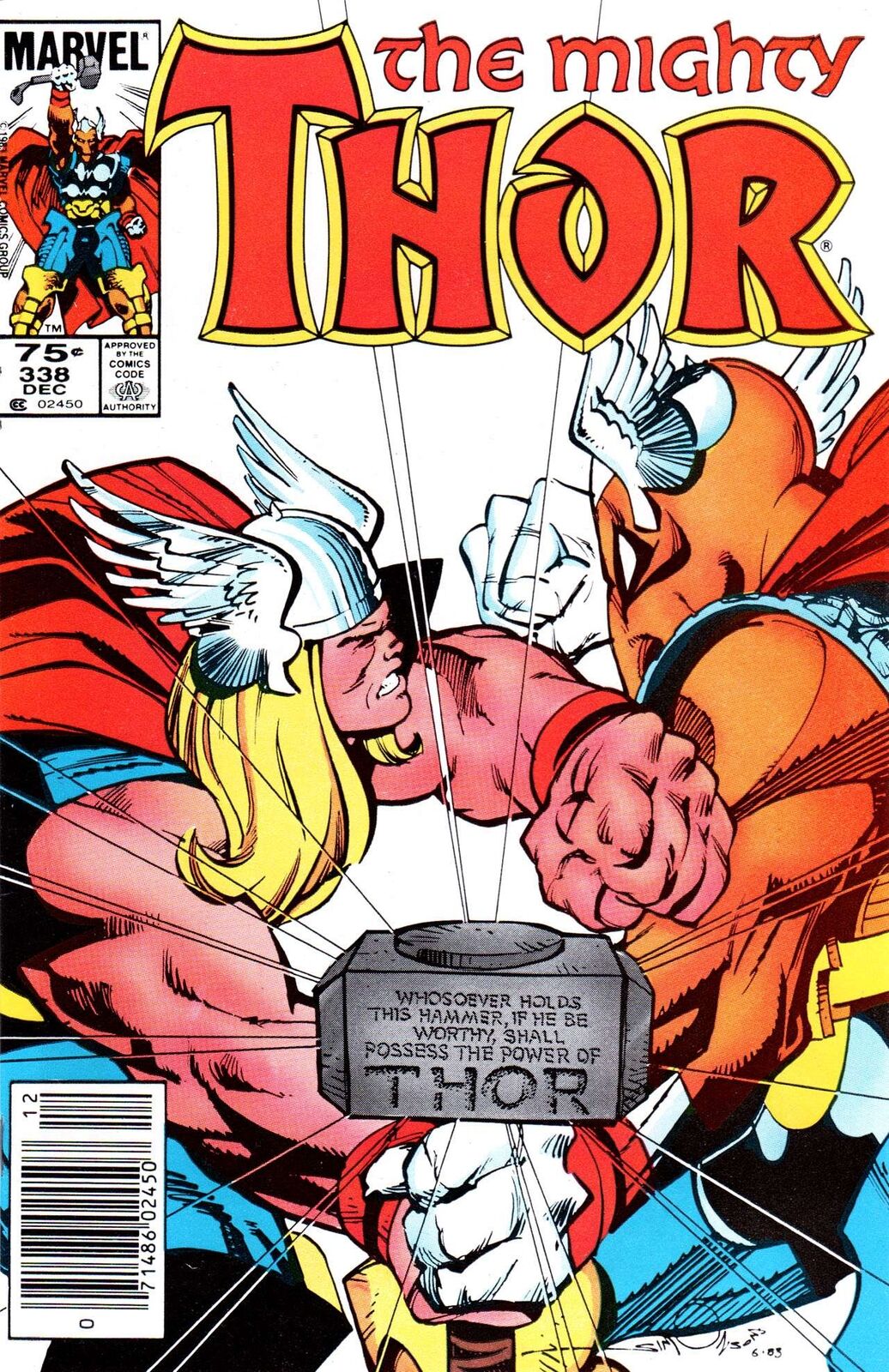 Thor (Canadian Edition) #338 GD; Marvel | low grade - Beta Ray Bill Walter Simon