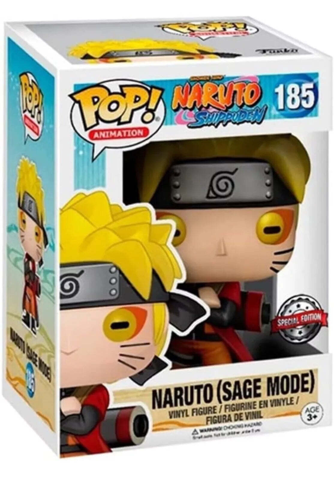 Funko Pop Naruto Shippuden Vinyl Figure - Naruto (Sage Mode) 185 Special Edition