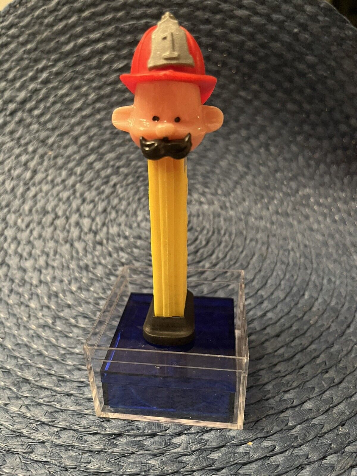 Vintage Fireman W/mustache Rare Pez Dispenser