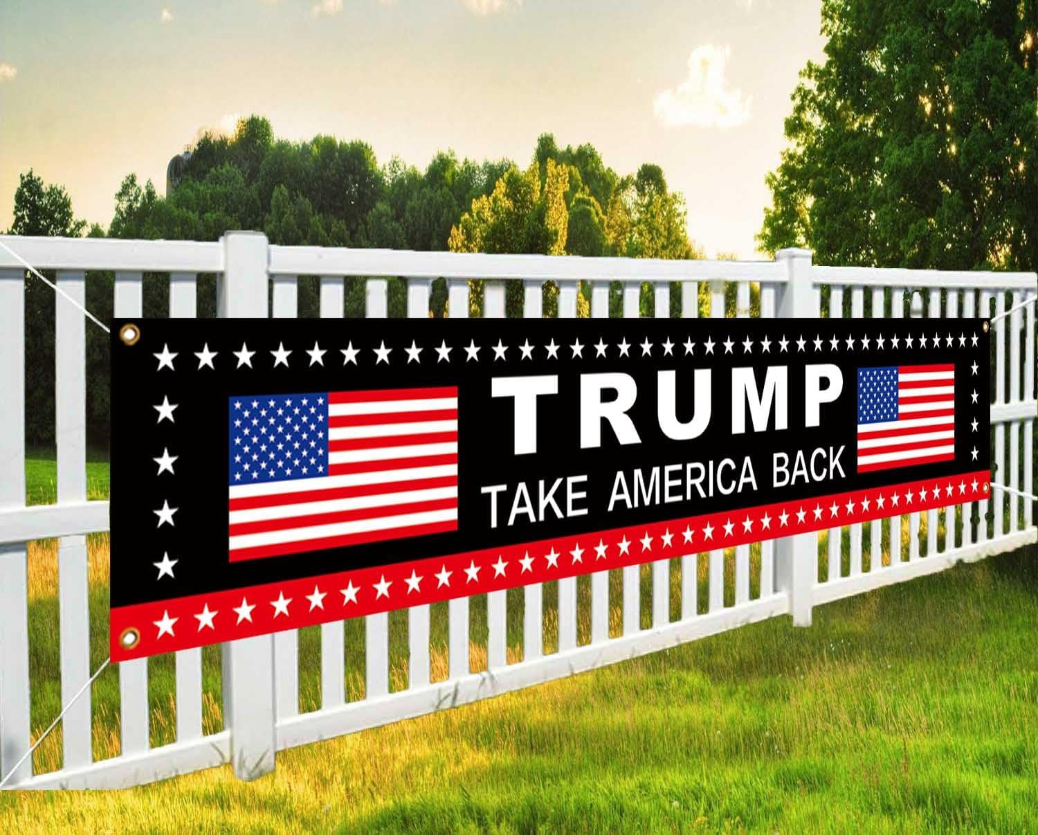 Donald Trump 2024 Flag Trump Take American Back Large Banner Trump American Bann