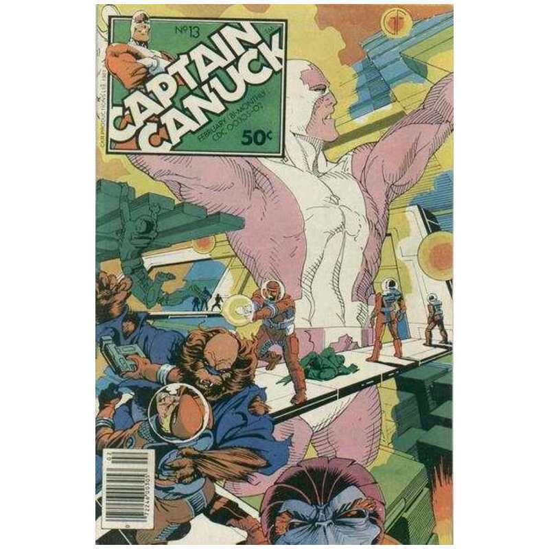Captain Canuck #13  - 1975 series Comely comics VF+ Full description below [k