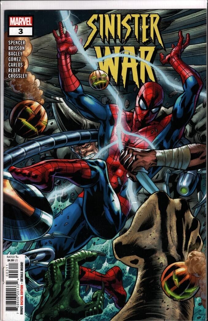 40561: Marvel Comics SINISTER WAR #3 NM Grade