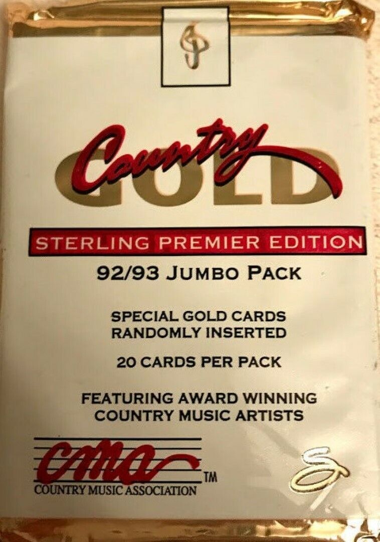 1992/93 Country Gold Sterling Premier Edition Unopened Jumbo Packs - Mint