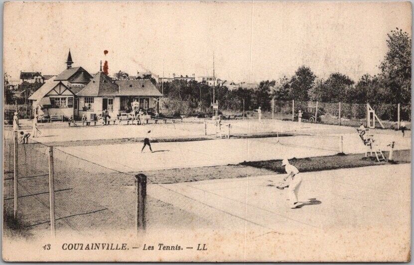 Agon-Coutainville, FRANCE Sports Postcard \
