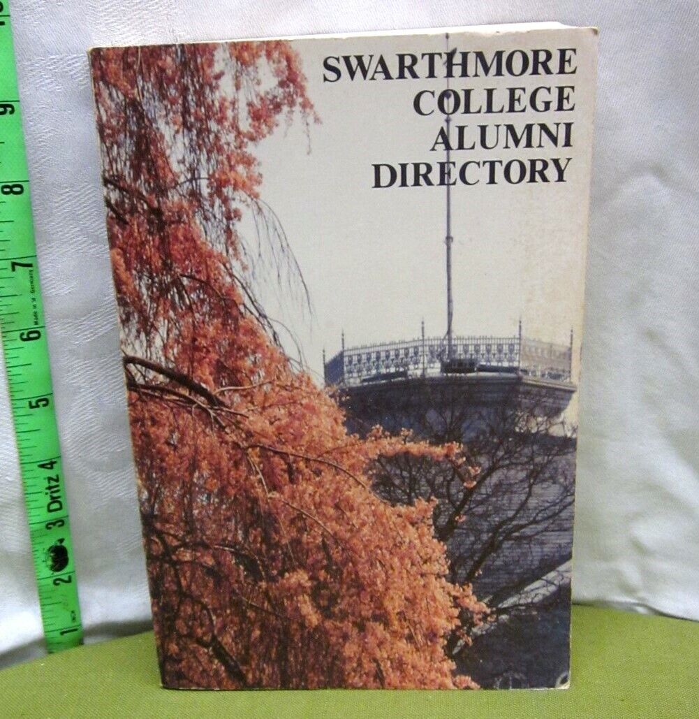 SWARTHMORE COLLEGE Alumni Directory addresses 1983 book Pennsylvania symbols