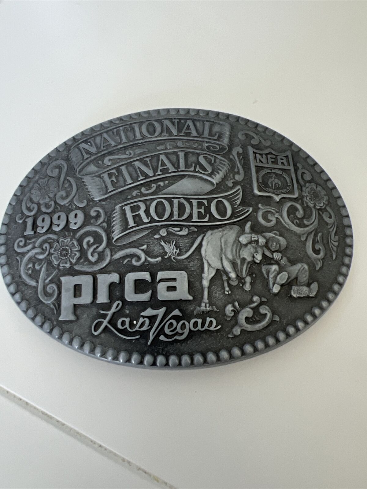 PRCA National Finals Rodeo Las Vegas Belt Buckle Limited Edition 1999