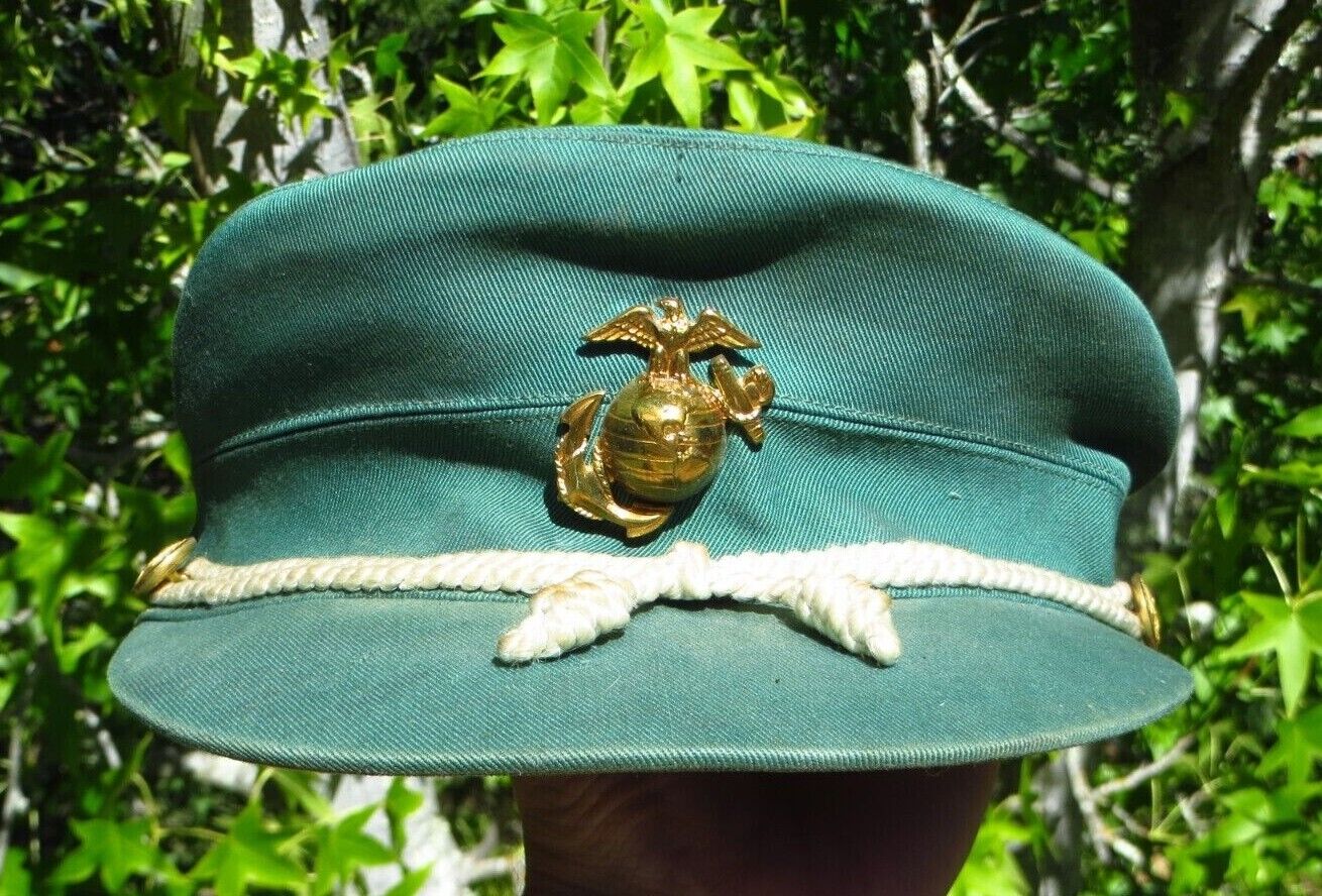 WW2 USMC USMCWR US Marine Corps Woman\'s Reserve Female Cap Hat