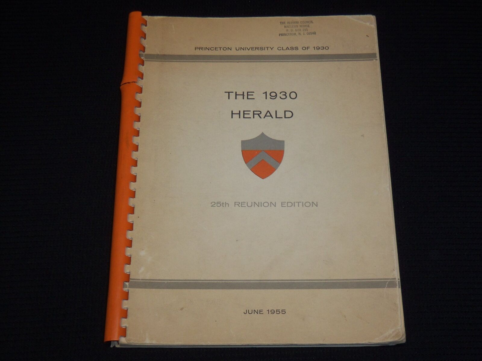 1955 JUNE THE 1930 HERALD PRINCETON UNIVERSITY 25TH REUNION EDITION - J 9999E