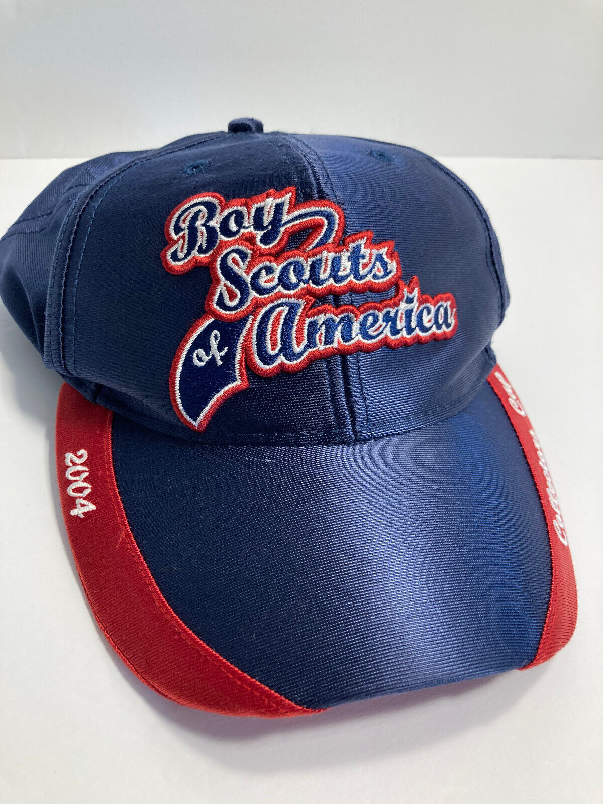 Vintage Boy Scouts of America Cap Hat Blue 2004 Collectors Cap Distressed